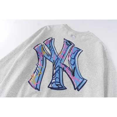 Свитшот MLB With Letter Logos "Gray" фото № 2