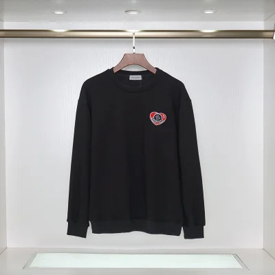 Свитшот Moncler Heart - Emblem "Black" фото № 2