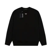 Свитшот Prada Small Metal Brand Symbol "Black"