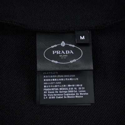 Свитшот Prada Large Leather Logo "Black" фото № 3 Свитшот Prada Large Leather Logo "Black" фото № 3