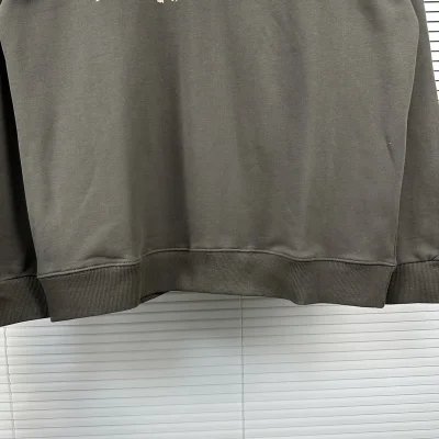 Свитшот Stone Island With Text Logo And Emblem — Single Color "Gray" фото № 7