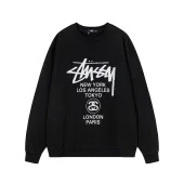 Свитшот Stussy Inscriptions Of City Names "Black"