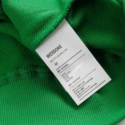 Свитшот We11done Text Strip - Logo "Green" фото № 4