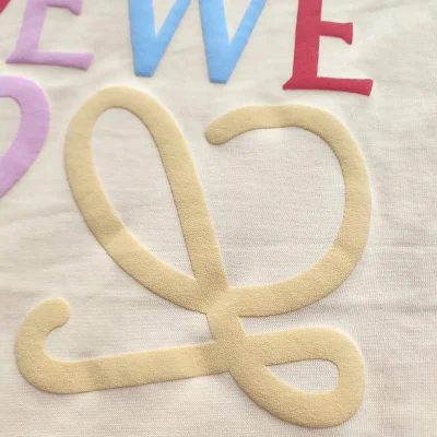 Майка Loewe Multicolored Emblem "Cream" фото № 3