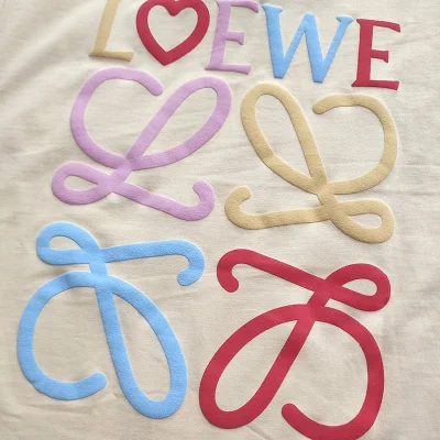 Майка Loewe Multicolored Emblem "Cream" фото № 5