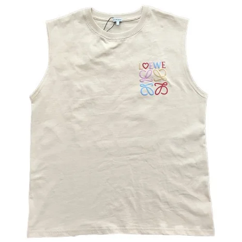 Майка Loewe Multicolored Emblem "Cream"