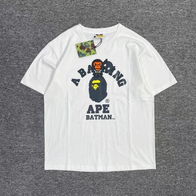 Футболка A Bathing Ape Batman "White" фото № 2