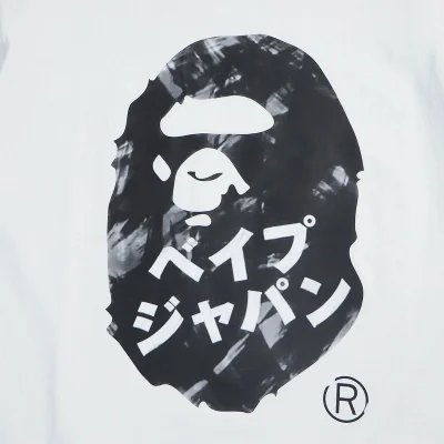 Футболка A Bathing Ape Hieroglyphs "White" фото № 4