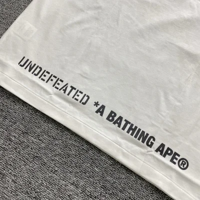 Футболка A Bathing Ape Undefeated "White" фото № 6