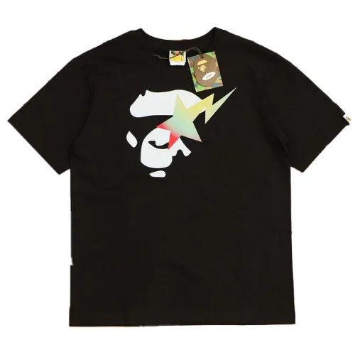 Футболка A Bathing Ape Star Print "Black"