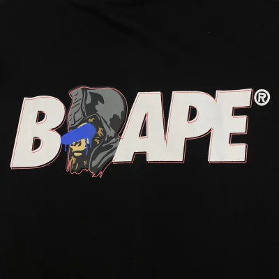 Футболка A Bathing Ape Gorilla Logo "Black" фото № 5