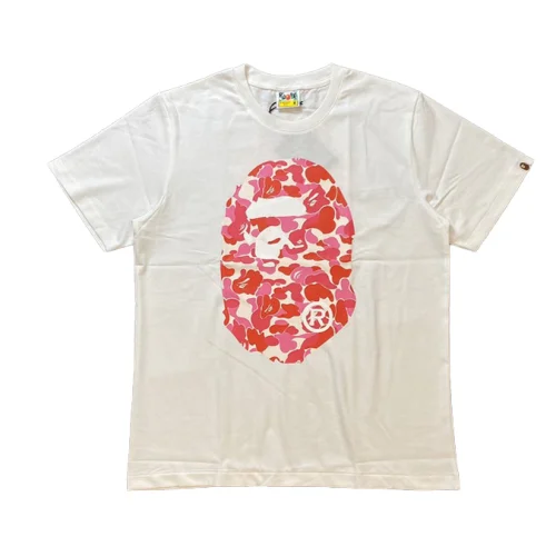 Футболка A Bathing Ape Creative Print "White"