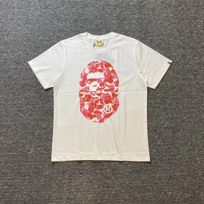 Футболка A Bathing Ape Creative Print "White" фото № 3