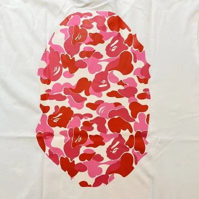 Футболка A Bathing Ape Creative Print "White" фото № 4