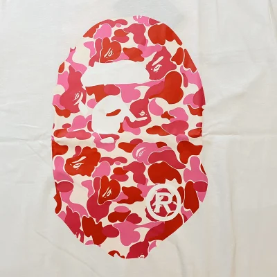 Футболка A Bathing Ape Creative Print "White" фото № 5