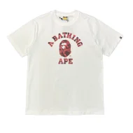 Футболка A Bathing Ape With Graphic Print "White/Red"