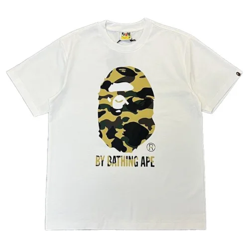 Футболка A Bathing Ape Monkey Camouflage "White"