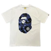 Футболка A Bathing Ape With Print On Both Sides "White/Blue"