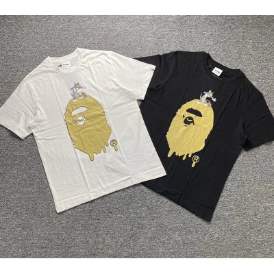 Футболка A Bathing Ape X Tom And Jerry "White" фото № 2