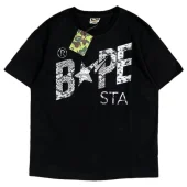 Футболка A Bathing Ape Snake Skin "Black"