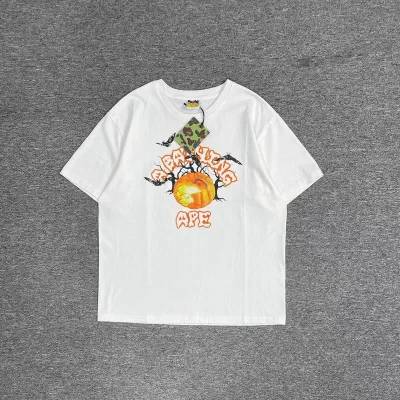 Футболка A Bathing Ape Halloween "White" фото № 2