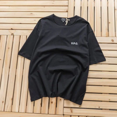 Футболка A.P.C With Logo "Black" фото № 2