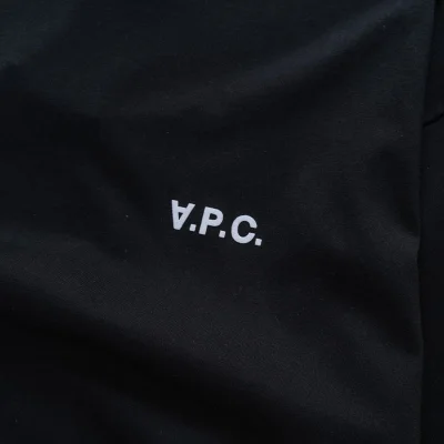 Футболка A.P.C With Logo "Black" фото № 3