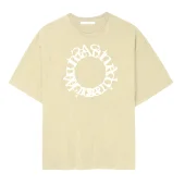 Футболка Acne Studios Base Color With Logo "Beige"