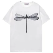 Футболка Alexander Mcqueen Dragonfly Print "White"