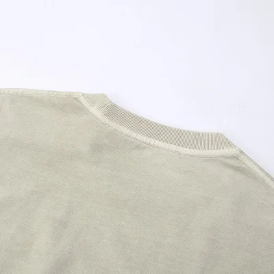 Футболка Alexander Wang Logo Brand New York Text "Beige/Gray" фото № 3