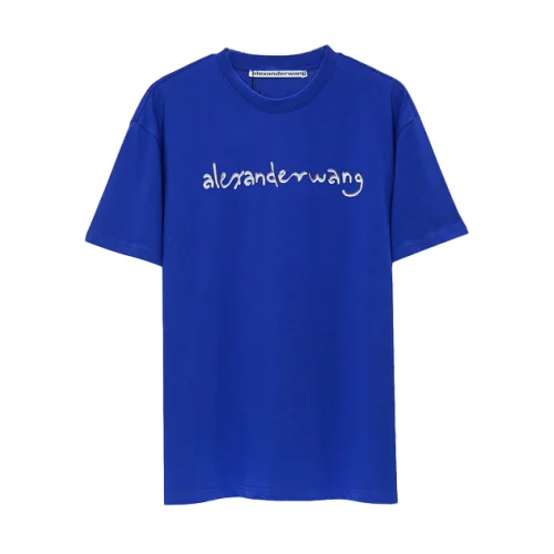 Футболка Alexander Wang With Brand Label "Blue"