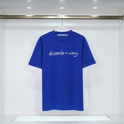 Футболка Alexander Wang With Brand Label "Blue" фото № 2