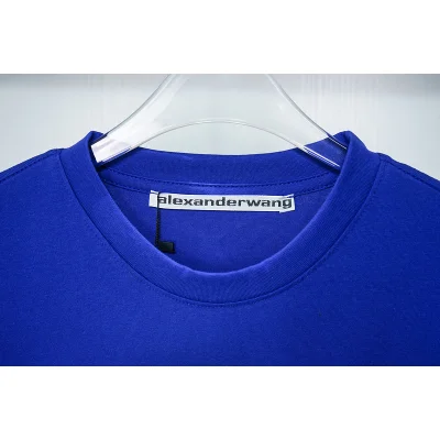 Футболка Alexander Wang With Brand Label "Blue" фото № 4