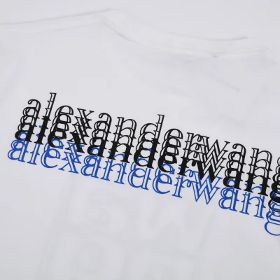 Футболка Alexander Wang With Brand Logo "White" фото № 4