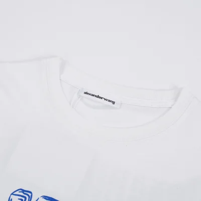 Футболка Alexander Wang With Brand Logo "White" фото № 2