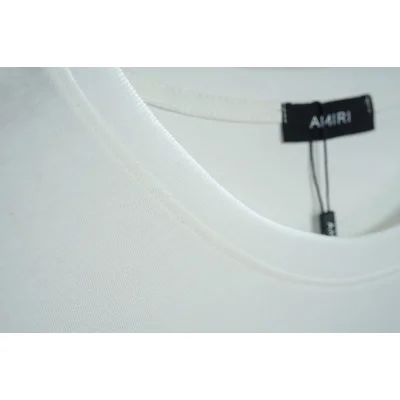 Футболка Amiri Large Brand Inscription On The Side "White" фото № 5
