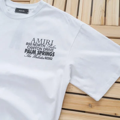 Футболка Amiri 850 North Canyon Drive "White" фото № 2