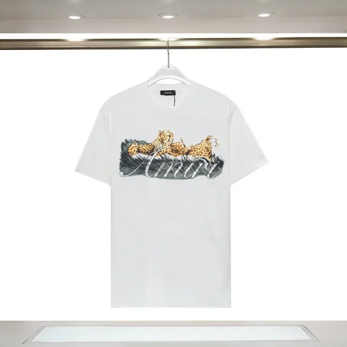 Футболка Amiri Leopards "White"