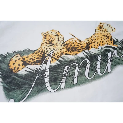 Футболка Amiri Leopards "White" фото № 4