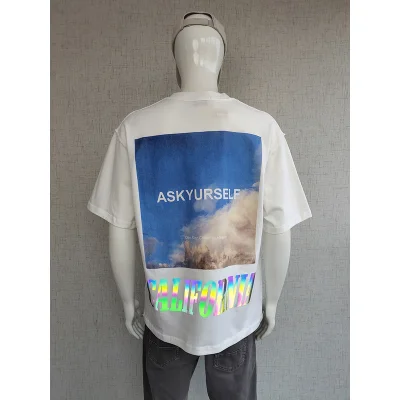Футболка Askyurself Reflective Lettering And Logo "White" фото № 2