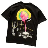 Футболка Astroworld Stars And Inscription Utopia "Black"