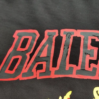 Футболка Balenciaga With The Coat Of Arms Of Designers "Black" фото № 6