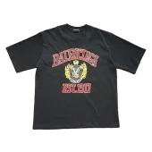 Футболка Balenciaga With The Coat Of Arms Of Designers "Black"
