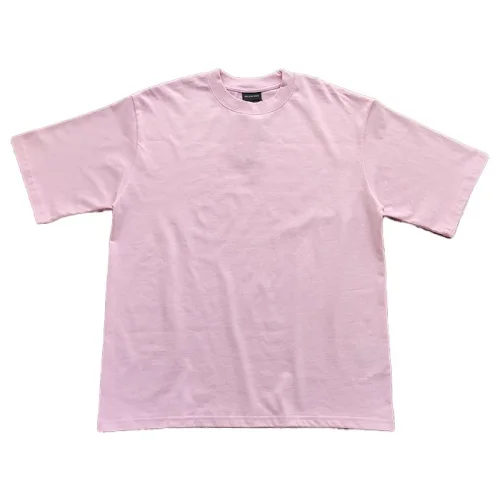 Футболка Balenciaga Rhinestone Letter Logo "Pink"