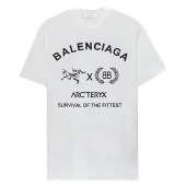 Футболка Balenciaga X Arcteryx Survival Of The Fittest "White"