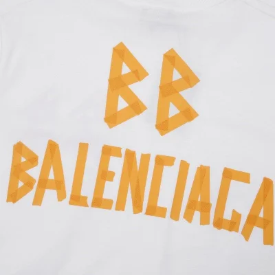 Футболка Balenciaga Sharp Logo "White" фото № 2