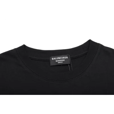 Футболка Balenciaga Logo Reflection "Black" фото № 2