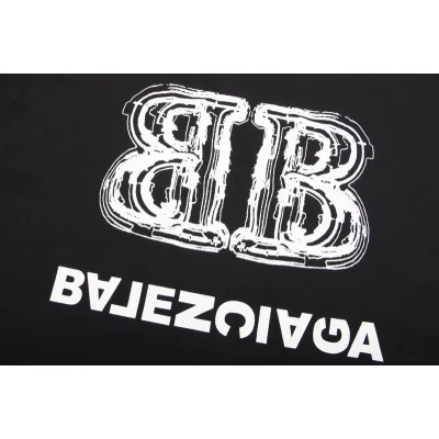 Футболка Balenciaga Logo Reflection "Black" фото № 5