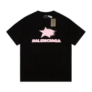 Футболка Balenciaga With Star In The Center "Black"