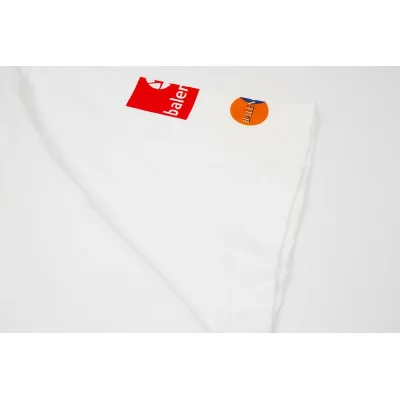 Футболка Balenciaga With Brand Logo Print "White" фото № 3